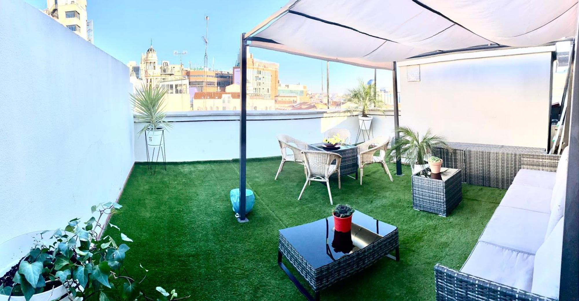Апартаменты Penthouse Madrid View Экстерьер фото